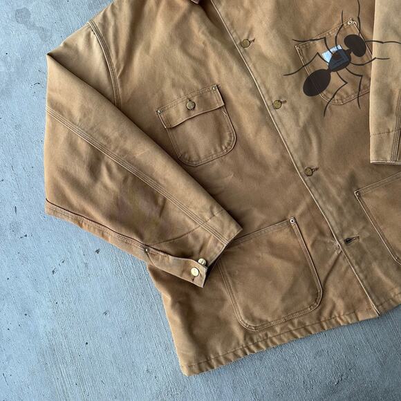 Vintage Y2K Carhartt brown chore work wear jacket - Picture 4 of 8